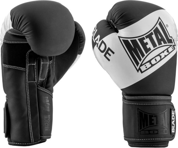 Produktbild MetalBoxe Blade Black and White Boxhandschuhe (14 OZ)
