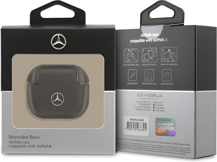 Produktbild Mercedes-Benz Mercedes MEA3CSLBK AirPods 3 cover czarny/black Electronic Line (Kopfhörer Hülle)