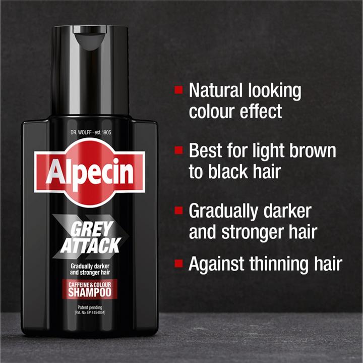 Produktbild Alpecin Grey Attack (200 ml, Flüssiges Shampoo)