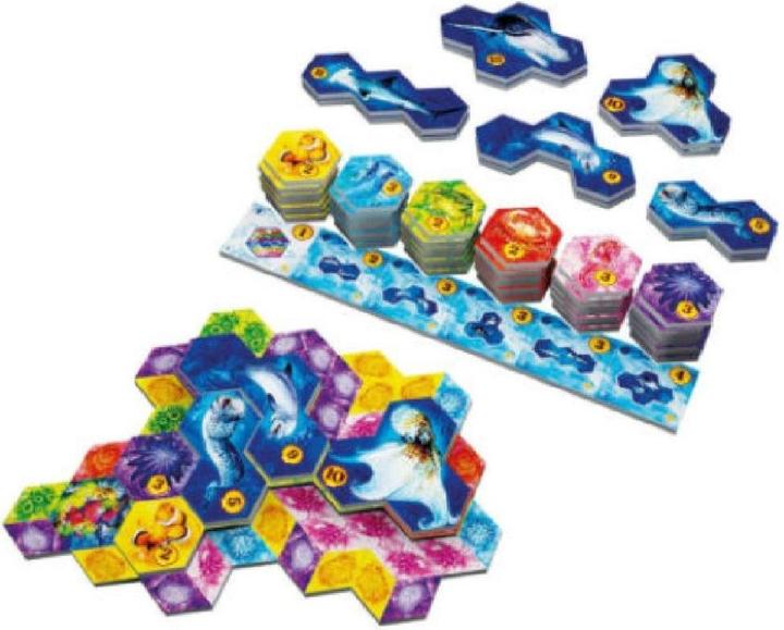 Actual product image Asmodée SIDD0001 - Aqua: Colourful underwater worlds, board game, for 1-4 players, ages 8+ (DE-Aus (German)