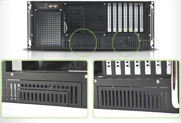 Actual product image Techly I-CASE MP-P4HX-BLK6 computer case rack (ATX)
