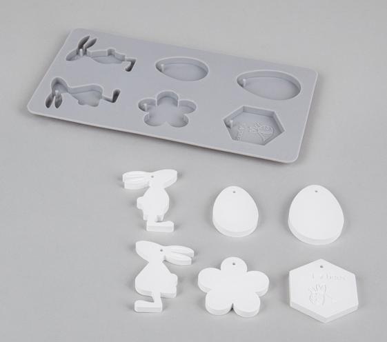 Actual product image Rayher Silicone Mould "Easter Friends & Bee