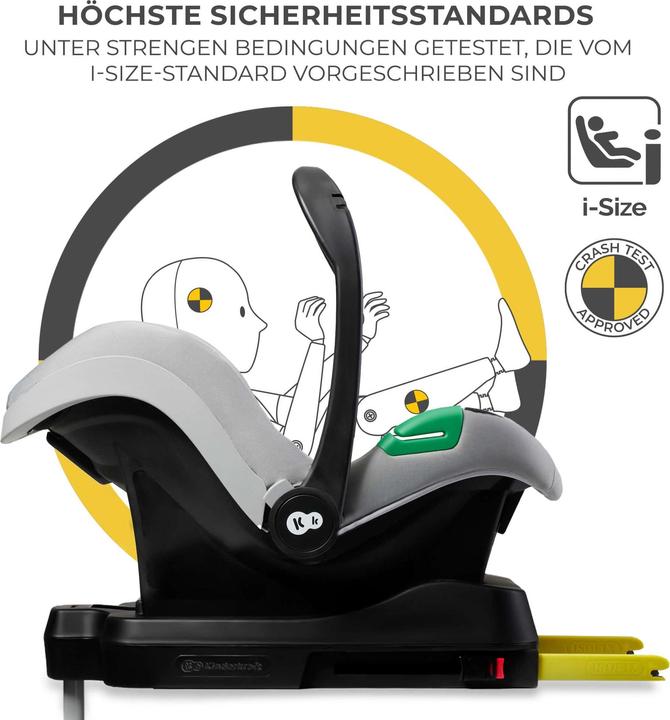 Produktbild KinderKraft Mink Pro + Base Mink FX (Reboarder, ECE R129/i-Size Norm)