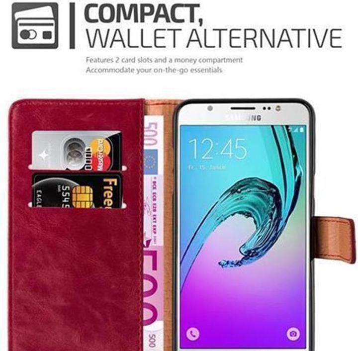 Actual product image Cadorabo Case Luxury Book (Samsung Galaxy J7 2016)