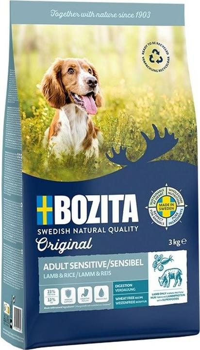 Image du produit Bozita Dog Original Adult Sensitive agneau 3 kg (Adulte, 1 pcs, 3000 g)