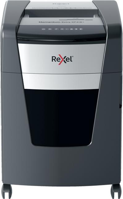 Rexel Distruggidocumenti Momentum Extra XP418+, 4 x 35 mm (Taglio delle particelle)
