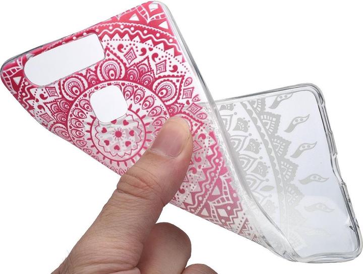 Actual product image König Design Henna Cover for Huawei Honor 6X Case Protective Cover Silicone Bumper Sun Pink New (Fee 6X)