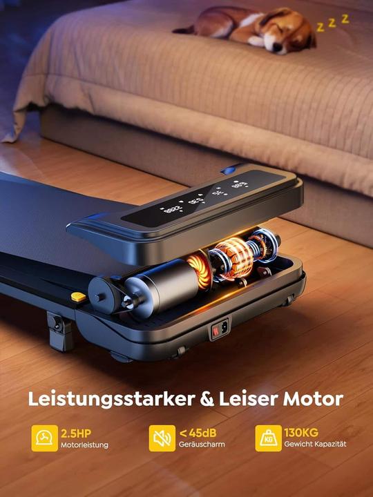 Immagine prodotto Mara Vital Elektrisches Laufband mit Neigung inkl. Fernbedienung und App, keine Montage erforderlich