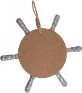 Immagine prodotto Ootb timone in legno con specchio (47 x 32 cm)