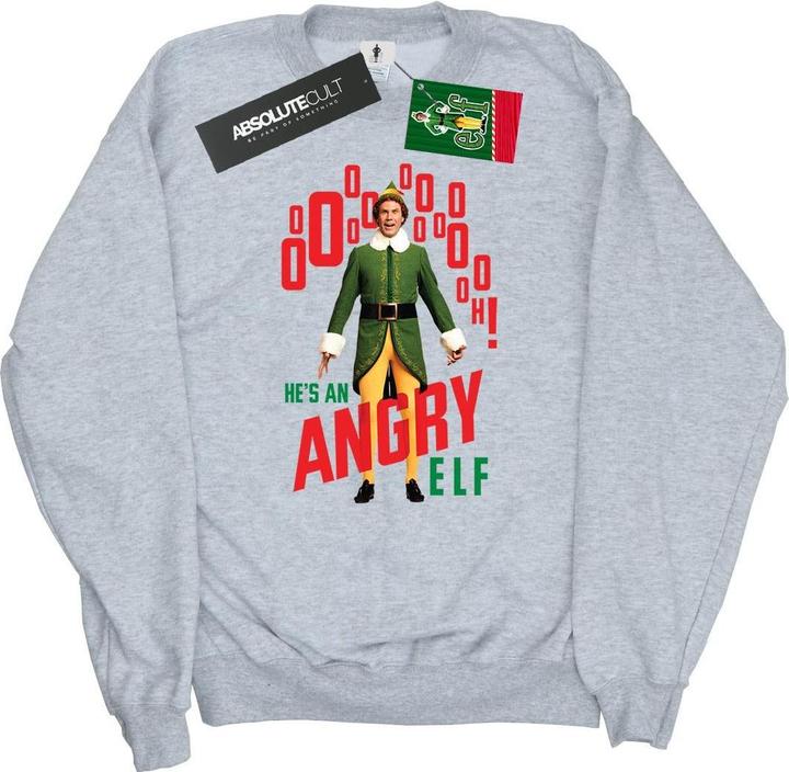 Actual product image Elf Mens Angry Sweatshirt (XL)