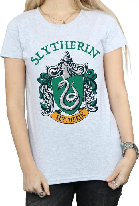 Actual product image Womens/Ladies Slytherin Crest Cotton T-Shirt (L)