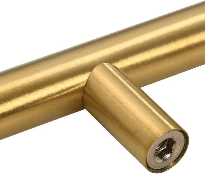 Actual product image VidaXL Furniture handles 10 pcs. Golden 160 mm stainless steel, colour