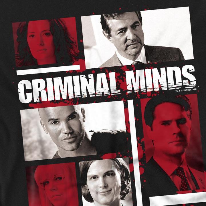 Immagine prodotto Criminal Minds Maglietta Scatole dei Personaggi Uomo (4XL)