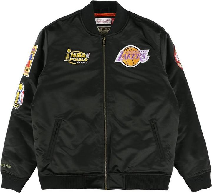 Immagine prodotto Mitchell & Ness Bomber in raso M&N - FLIGHT Los Angeles Lakers - L (L)