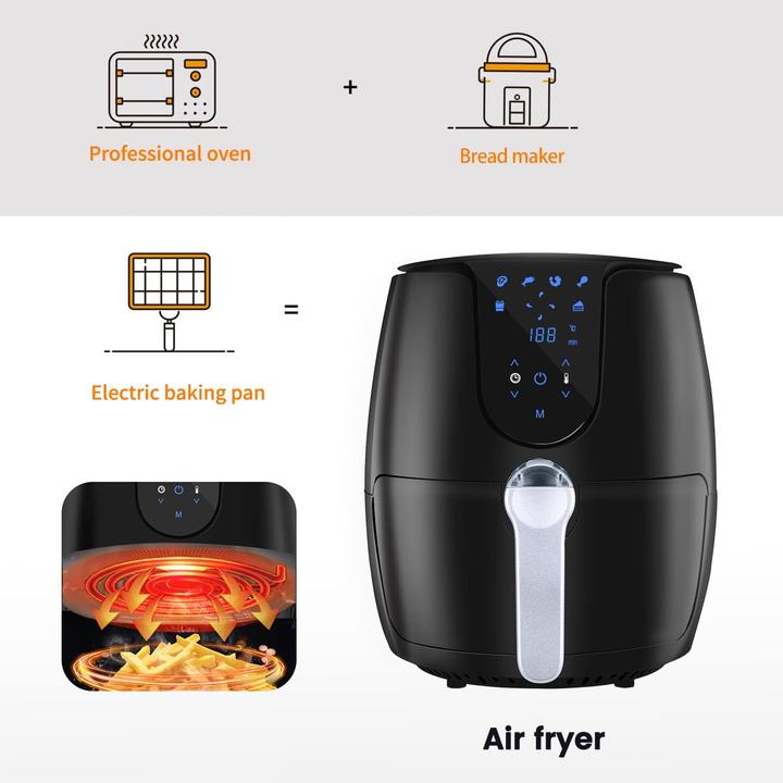 Actual product image Vpcok Direct Airfryer Hot Air Fryer