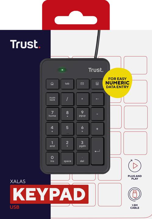Produktbild Trust Xalas (Nummernblock, Kabelgebunden)