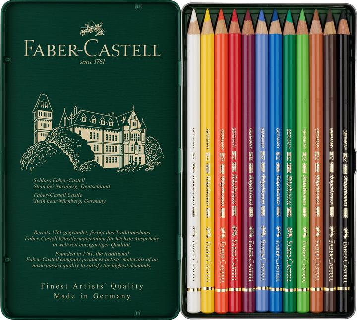 Actual product image Faber-Castell Polychromos (Multicoloured, 12 x)