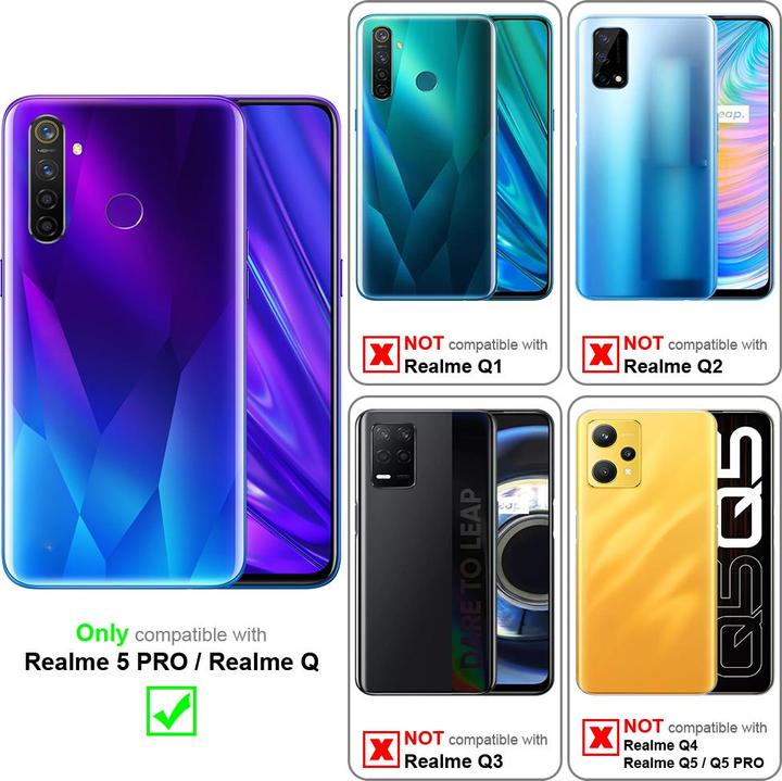 Immagine prodotto Cadorabo Custodia per Realme 5 PRO / Realme Q universale (Regno Q)