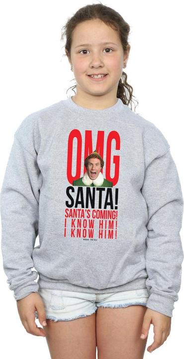 Image du produit Elf - Sweat OMG SANTA KNOW HIM - Fille (116)