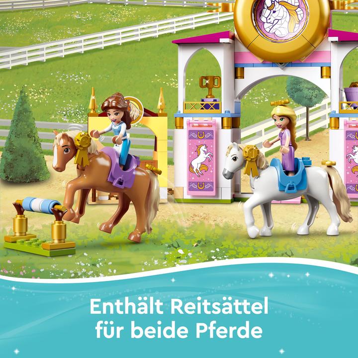 Immagine prodotto LEGO Disney Princess 43195 Belle e Rapunzel Cavallo Stabile (43195, LEGO Disney)
