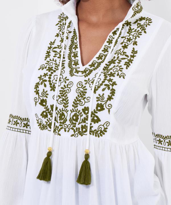 Produktbild Joe Browns Floral Embroidered Crinkle Tunic Top (16)