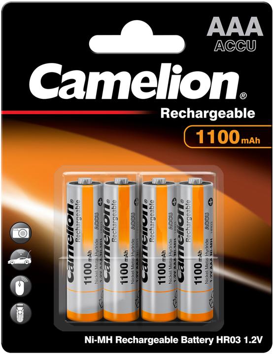 Immagine prodotto Camelion Ricaricabile Accu (4 pz., AAA, 1100 mAh)