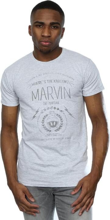 Actual product image Looney Tunes Mens Where's The Kaboom Marvin The Martian Cotton T-Shirt (3XL)