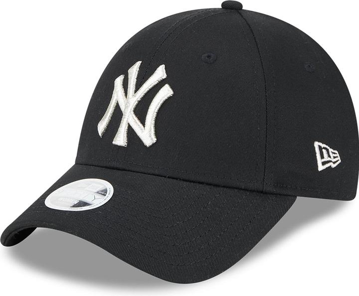 Produktbild New Era 9Forty Damen Cap - Metallic New York Yankees Schwarz