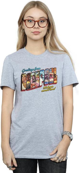 Immagine prodotto Deadpool Greetings Maglietta Ampia Donna (L)