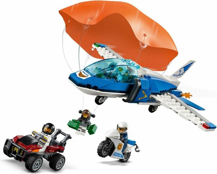 Actual product image LEGO Police escape with parachute (60208, LEGO City)