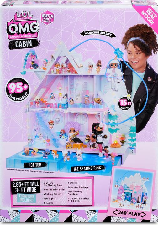 Actual product image MGA L.O.L. Surprise OMG Winter Chill Cabin