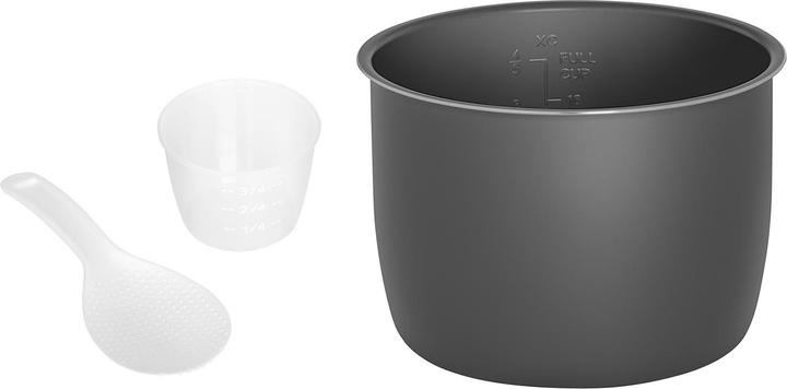 Produktbild Royal Catering Aluminium Schnellkochtopf Kochtopf Dampfkocher Schnellkocher 4L Timer + Display
