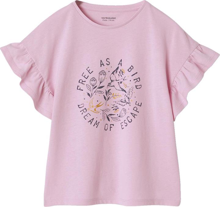 Produktbild Vertbaudet Mädchen T-Shirt mit Volantärmeln (158)