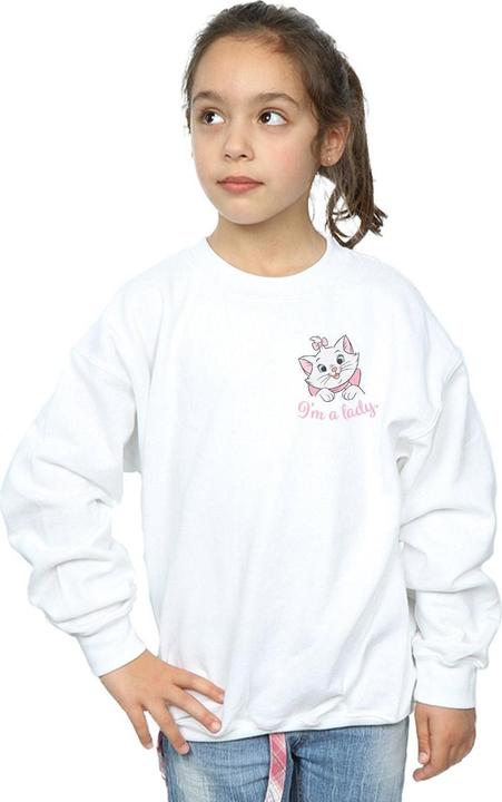 Immagine prodotto Disney Aristocats Marie I'm A Lady Breast Print Felpa Ragazze (140, 146)