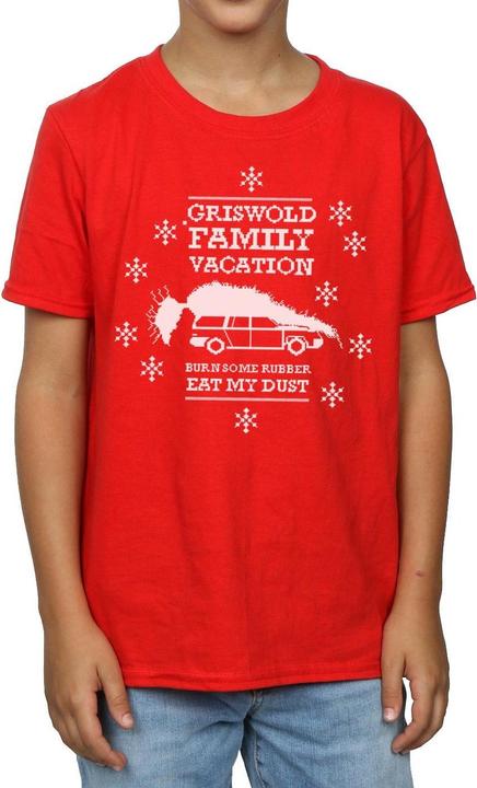 Immagine prodotto National Lampoon´s Vacation National Lampoon's Christmas Vacation Eat My Dust Maglietta Ragazzi (152, 158)