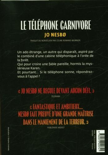 Nährwerte und Zutaten Le téléphone carnivore (Französisch, Nesbo Jo, 2024)
