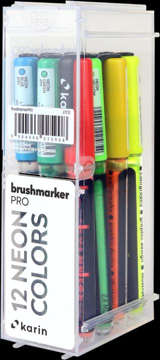 Image du produit Karin Brush Marker Pro (Multicolore, Orange fluo, 12 x)