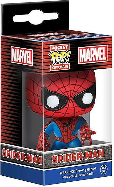 Actual product image Funko POP Keychain Marvel Spider Man