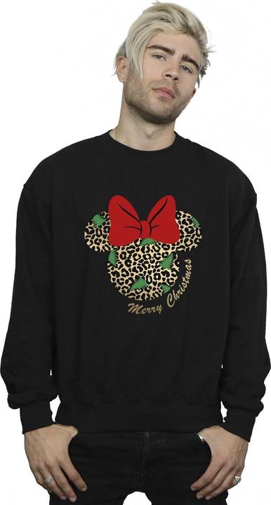 Immagine prodotto Disney Minnie Mouse Leopard Christmas Felpa Uomo (XL)