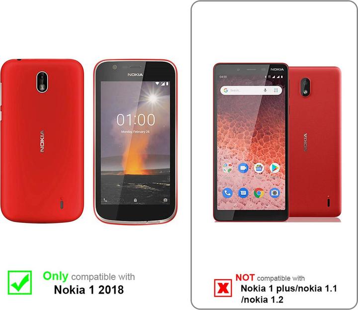 Image du produit Cadorabo Flip comme Invisible Cover (Nokia 1)