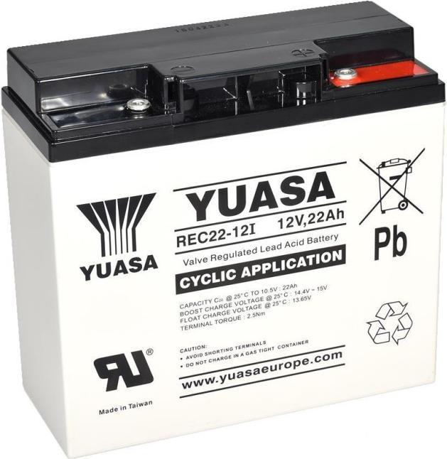 Actual product image Yuasa REC22-12I (12 V, 22 Ah)
