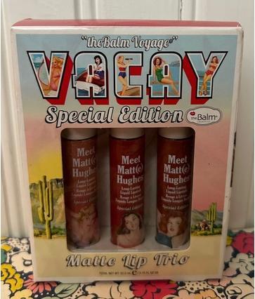 Actual product image The Balm THE BALM Vacay Special Edition Matte Lip Trio matowa pomadka do ust 3szt.