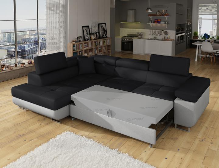 Actual product image ELTAP Anton (4-seater, Corner sofa, Sofa bed)