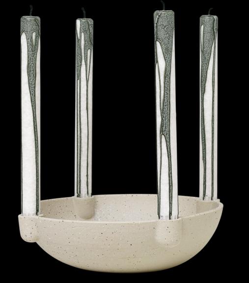 Image du produit Ferm Living Bougeoir en forme de bol (Ø 27 x 7 cm)