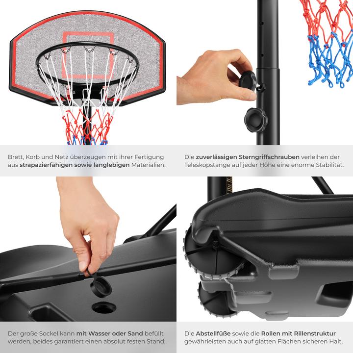 Actual product image tectake Basketball Hoop Harlem