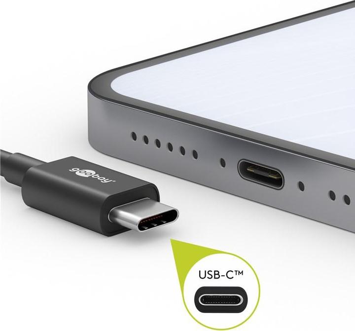 Actual product image Goobay USB type A - USB type C (2 m, USB 2.0)