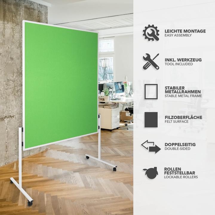Produktbild Office Marshal Filz-Moderationstafeln (120 x 150 cm)