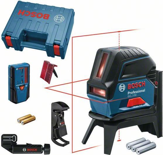 Produktbild Bosch Professional Professional GCL2-50 + LR6 + Brkt + RM1 + Case+TP