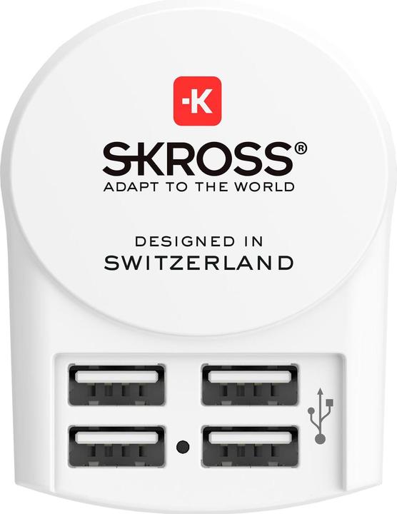 Image du produit Skross Adaptateur de voyage mondial PRO+ 4x USB