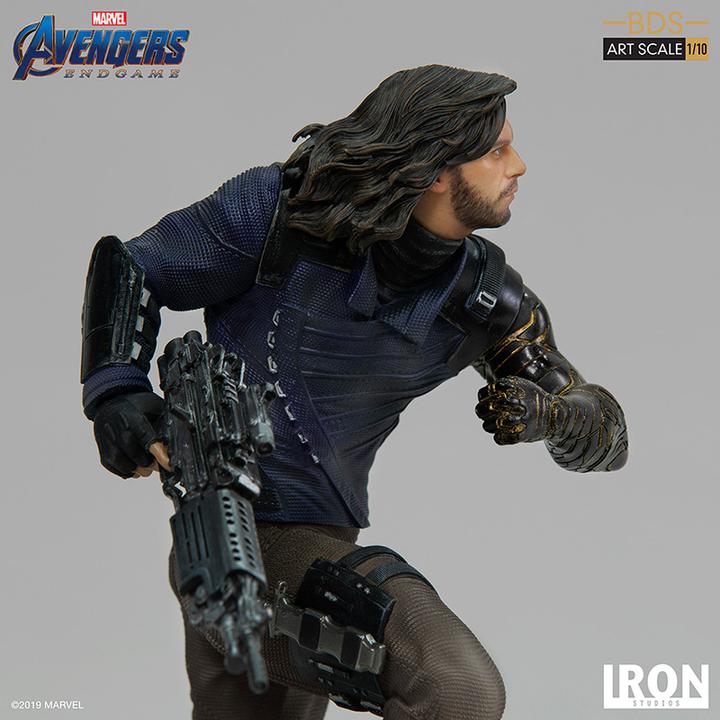 Actual product image Iron Studios Avengers Endgame "Winter Soldier" 1/10 Art Scale Statue